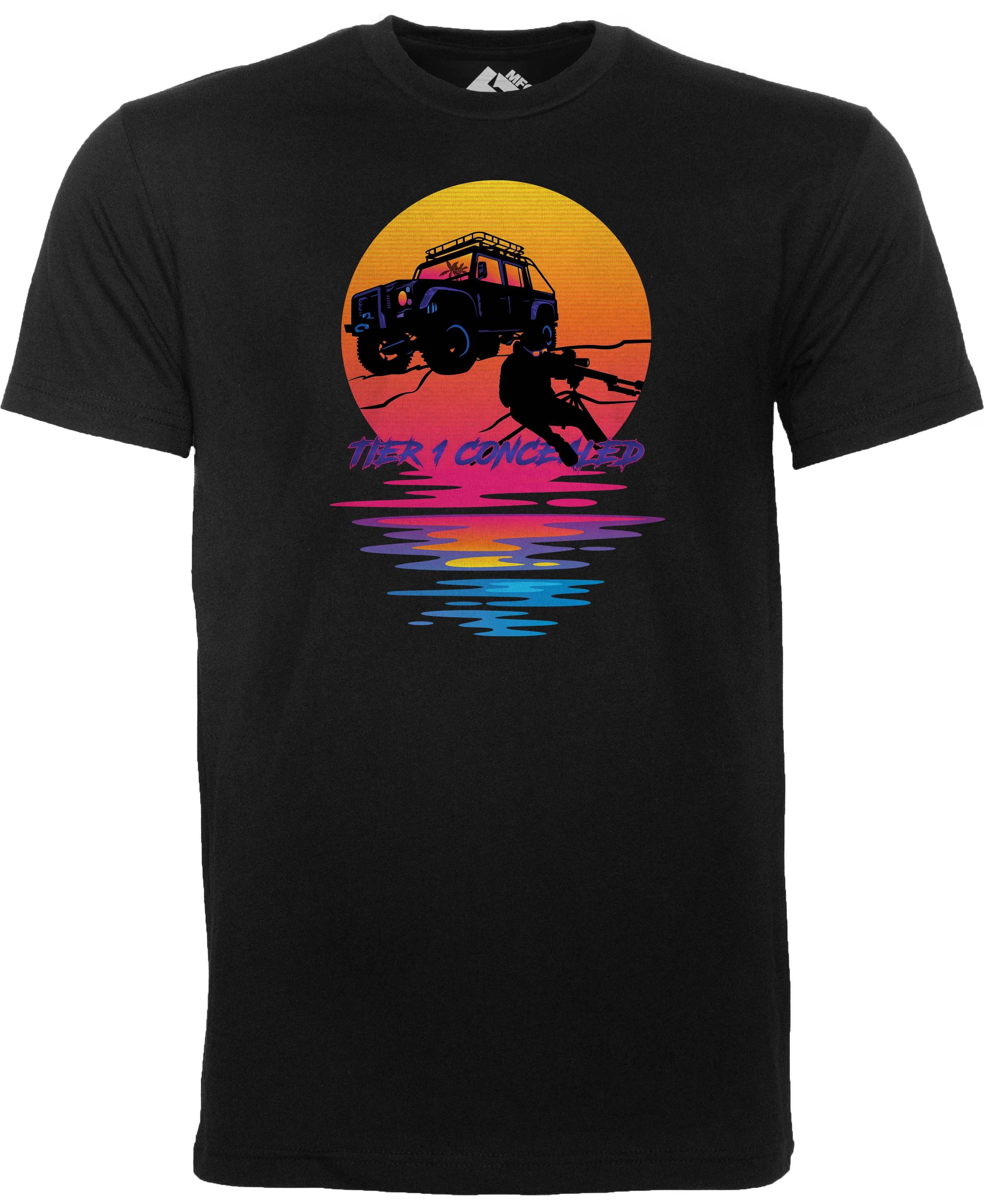 T1C - SUNSET DEFENDER- T-SHIRT